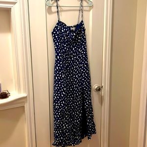 Patterned Kourtney Reformation dress